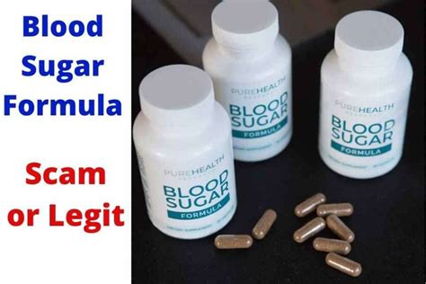 pure health blood sugar formula scam.